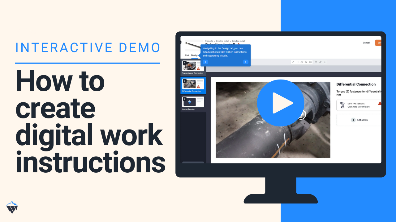 How to create digital work instructions