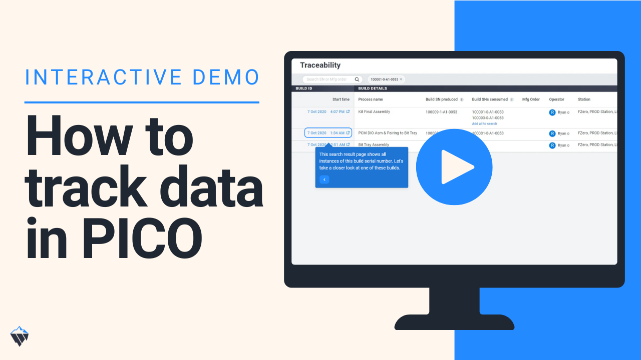 How to track data in PICO